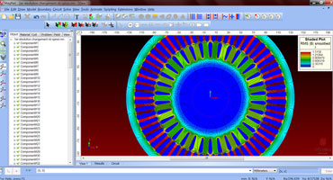 MagNet, simulation electromagnétique d'un moteur asynchrone